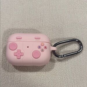 Apple Pink Earbud Headphones Generation 2 & Pink Video Game Case 🎮